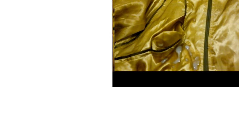 9P Goldene Satin Jacke von mir