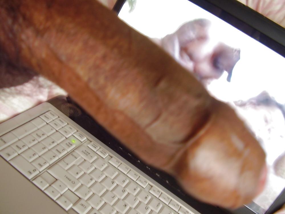 5P My dick while watching porn