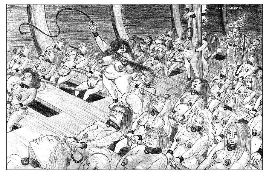 19P In erotic pencil drawings Roman Coyne tells the story of...
