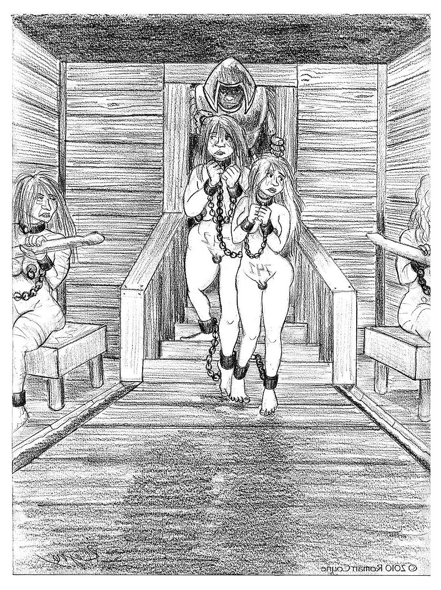 19P In erotic pencil drawings Roman Coyne tells the story of...