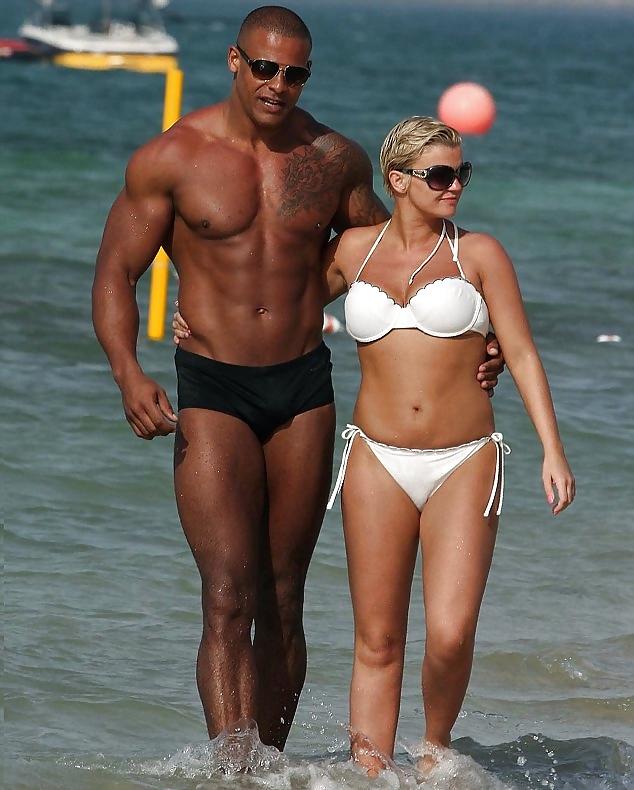 5P K Katona Interracial Beach Kissing