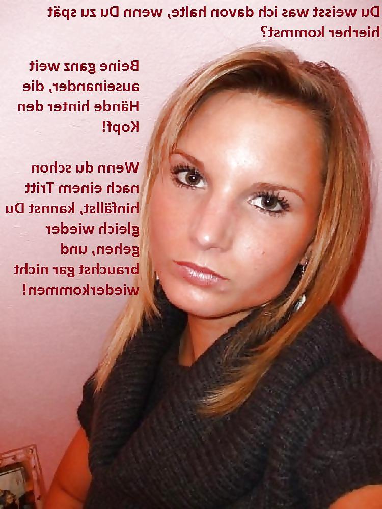 10P Femdom captions german teendom edition