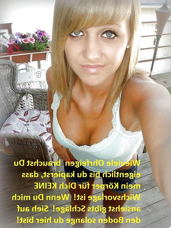 10P Femdom captions german teendom edition