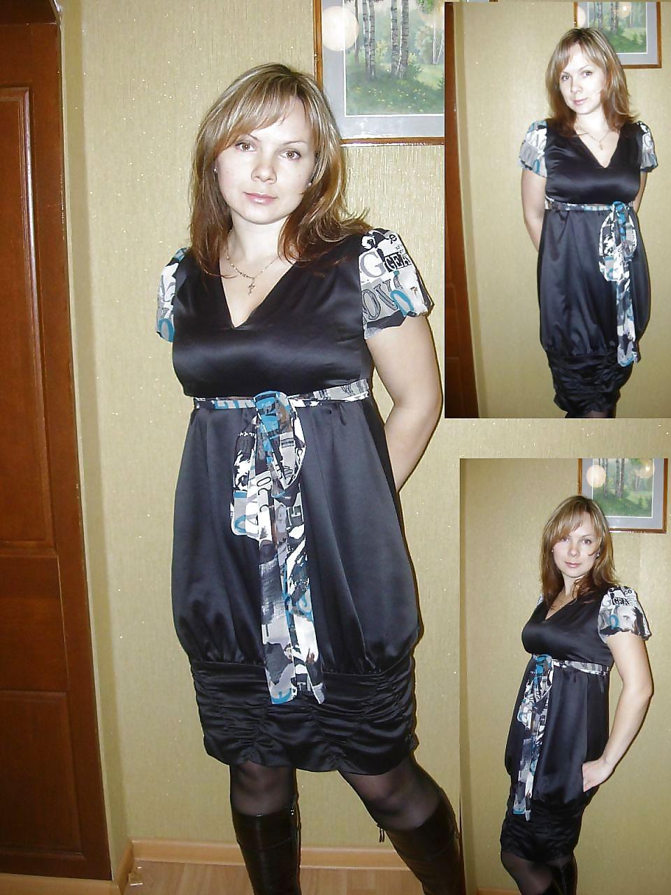 25P Girl in Satin blouse, shirt and other satin clothing