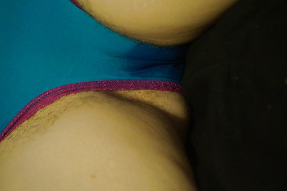 25P Wet panty mound