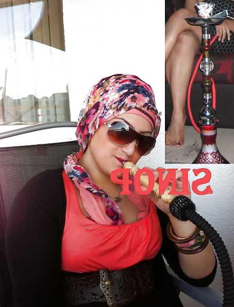 25P Smoking- hijab niqab jilbab arab 