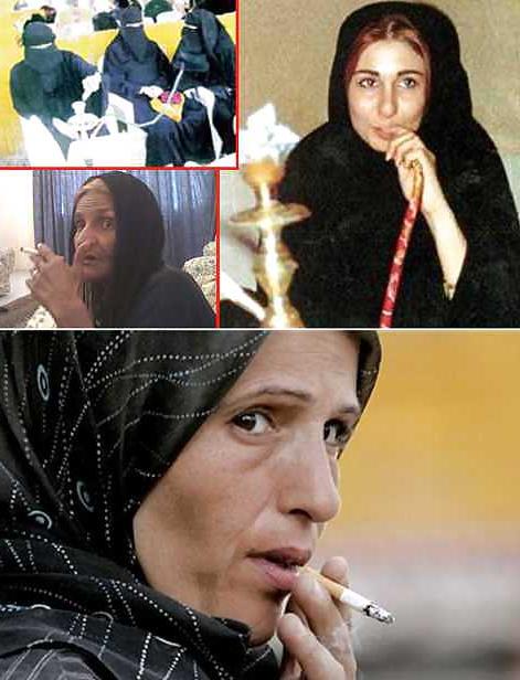 25P Smoking- hijab niqab jilbab arab 