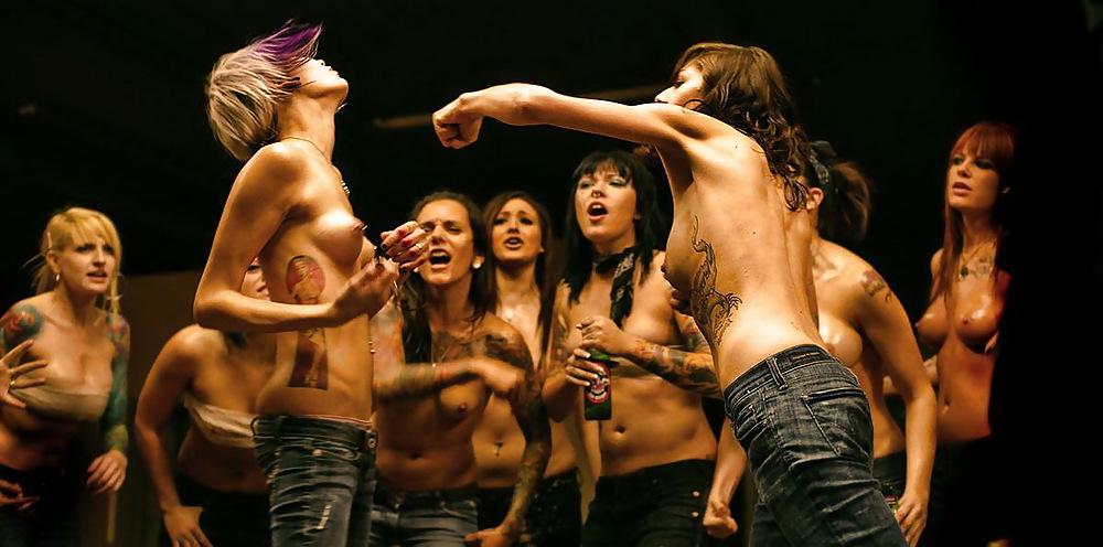 25P Bad Girls Topless Fight Club