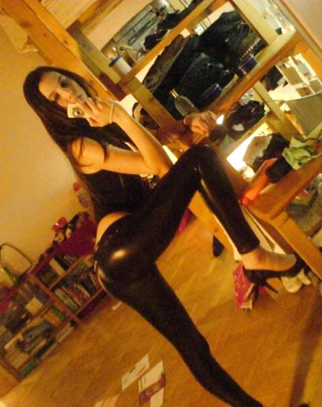 25P Latex Leggins