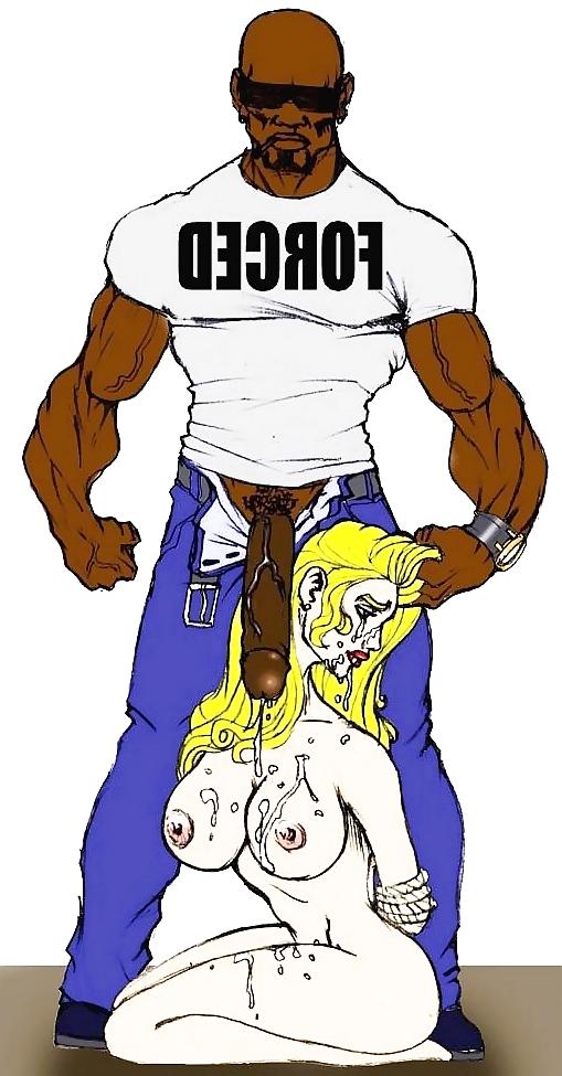 25P Drawn Hits - Toon Tits: Interracial Sex Life