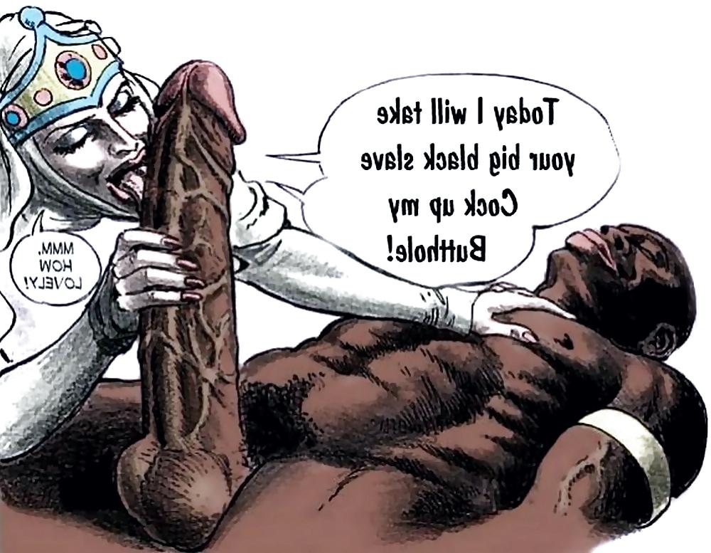 25P Drawn Hits - Toon Tits: Interracial Sex Life