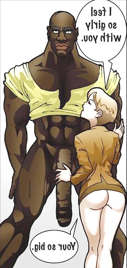 25P Drawn Hits - Toon Tits: Interracial Sex Life
