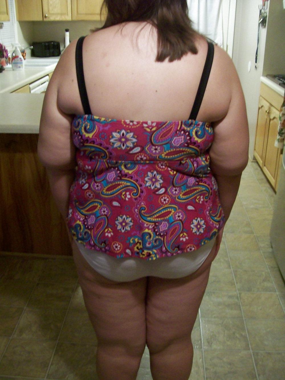 5P More of my BBW wife with itty bitty saggy titties