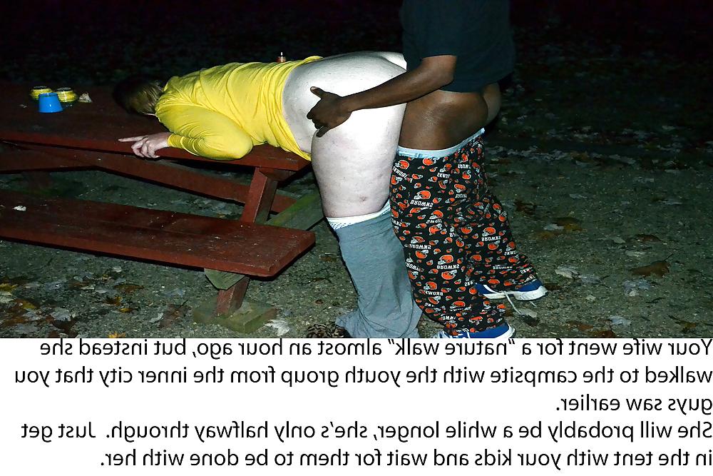 13P Cuckold Caption Pics-Interracial