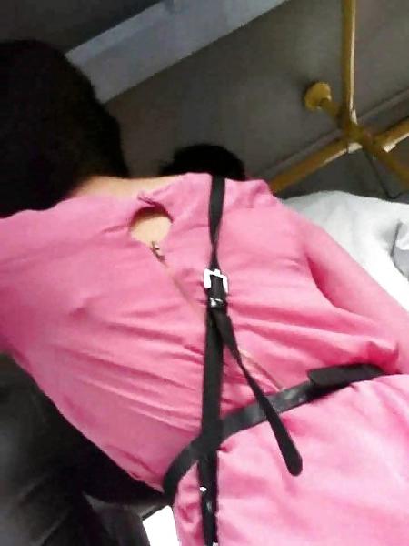 8P Upskirt On The Bus
