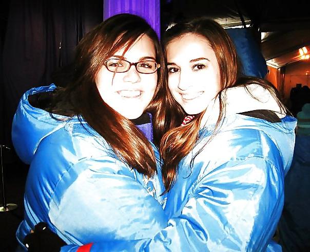 18P Girls in Satin Jackets