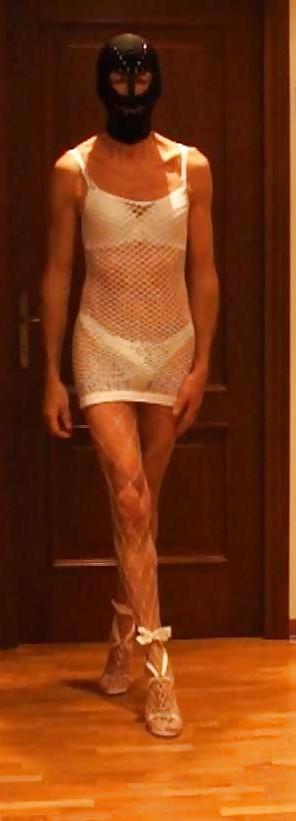 8P White fishnet