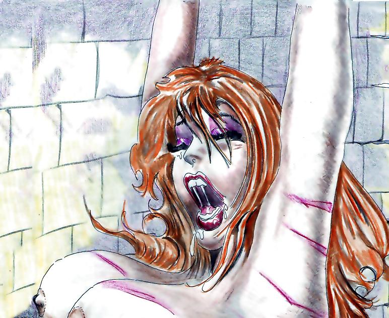 25P Harvey Kurtz loves to whip women in his BDSM drawings