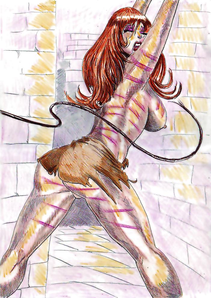 25P Harvey Kurtz loves to whip women in his BDSM drawings