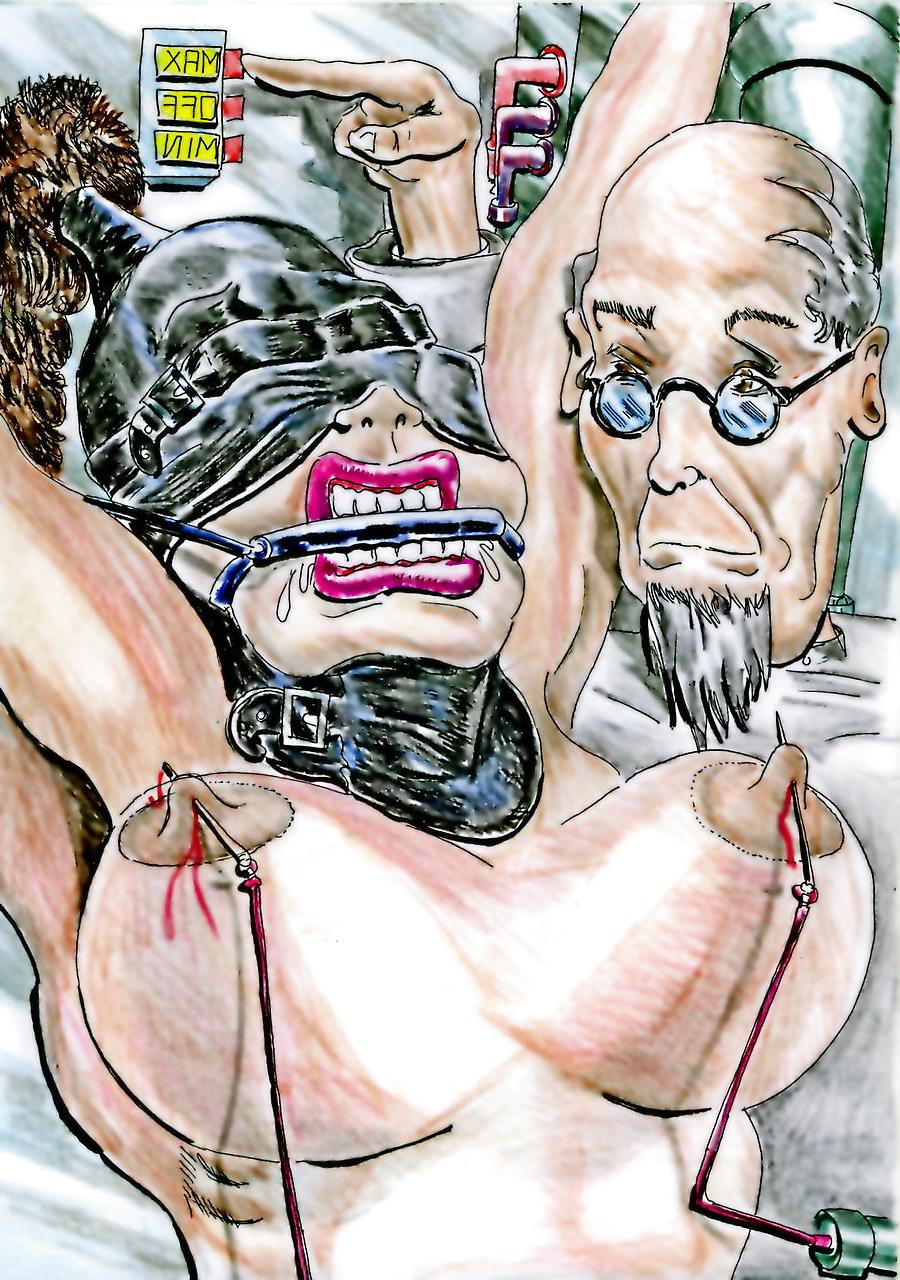 25P Harvey Kurtz loves to whip women in his BDSM drawings
