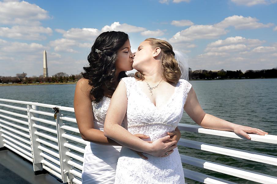 7P Lesbian wedding photo from tata tota lesbian