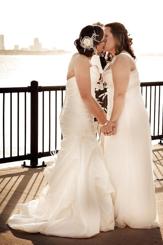 7P Lesbian wedding photo from tata tota lesbian