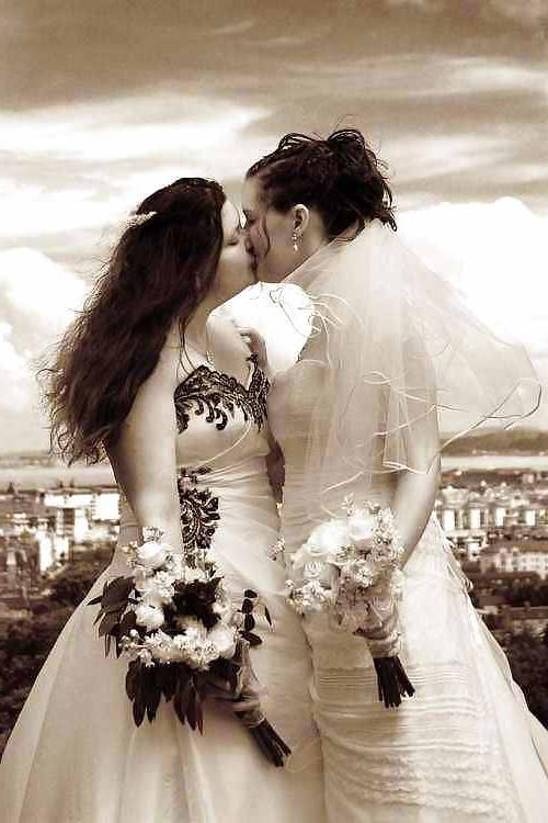 7P Lesbian wedding photo from tata tota lesbian