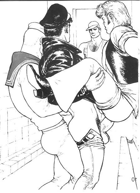 21P Tearoom Orgy  by Tom of Finland