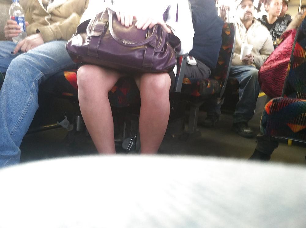 12P I like to peek (denver bus upskirts)