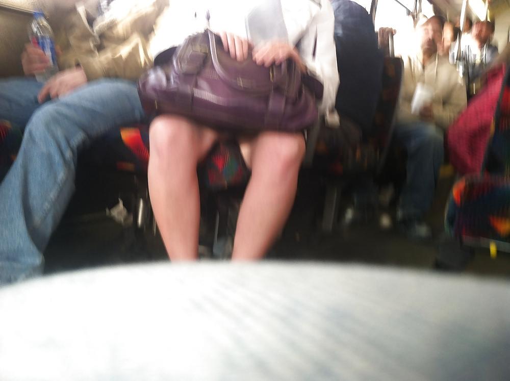 12P I like to peek (denver bus upskirts)