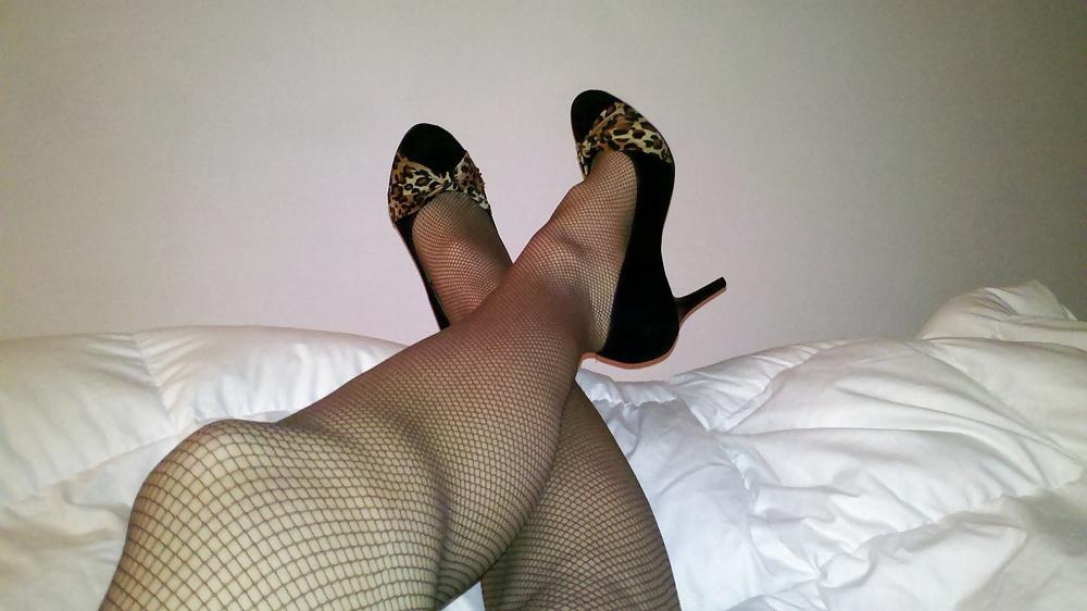 25P Fishnet brown