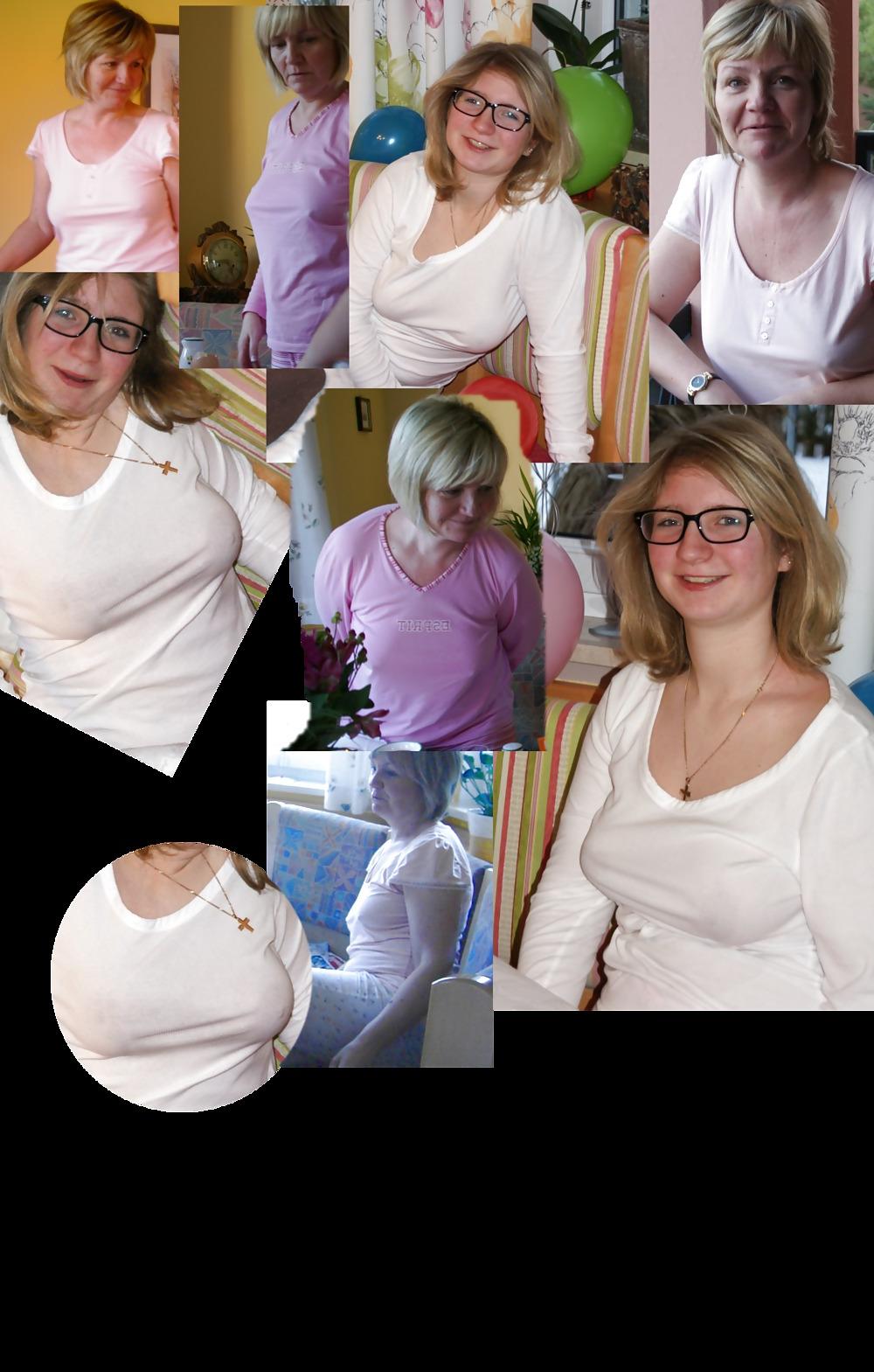 8P Braless At Breakfast