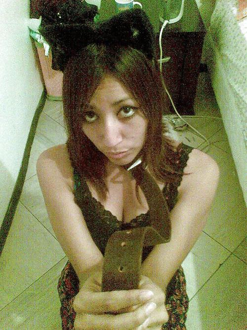 10P Little Latina as a cat!