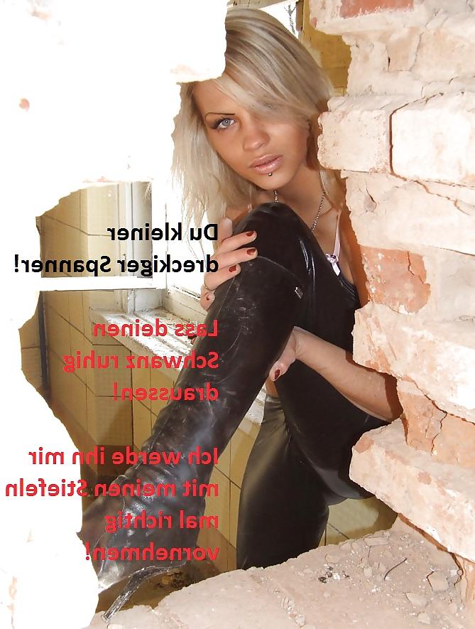 16P Femdom captions german