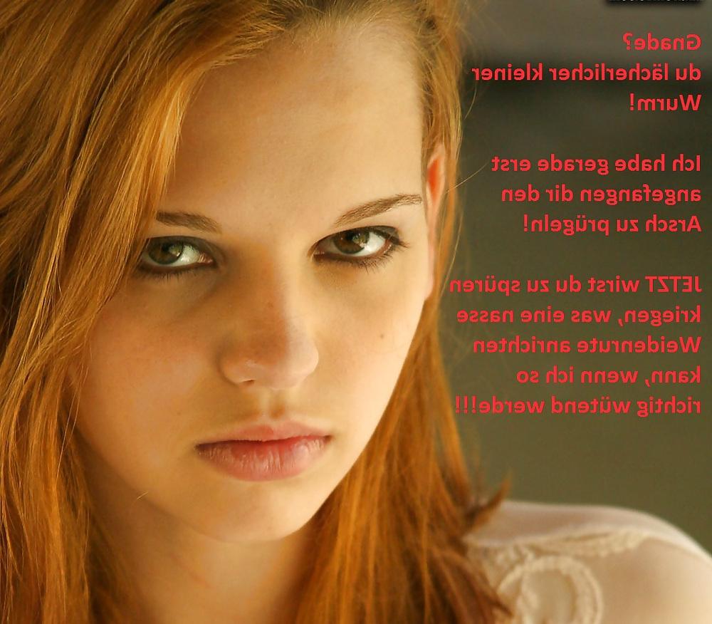 16P Femdom captions german