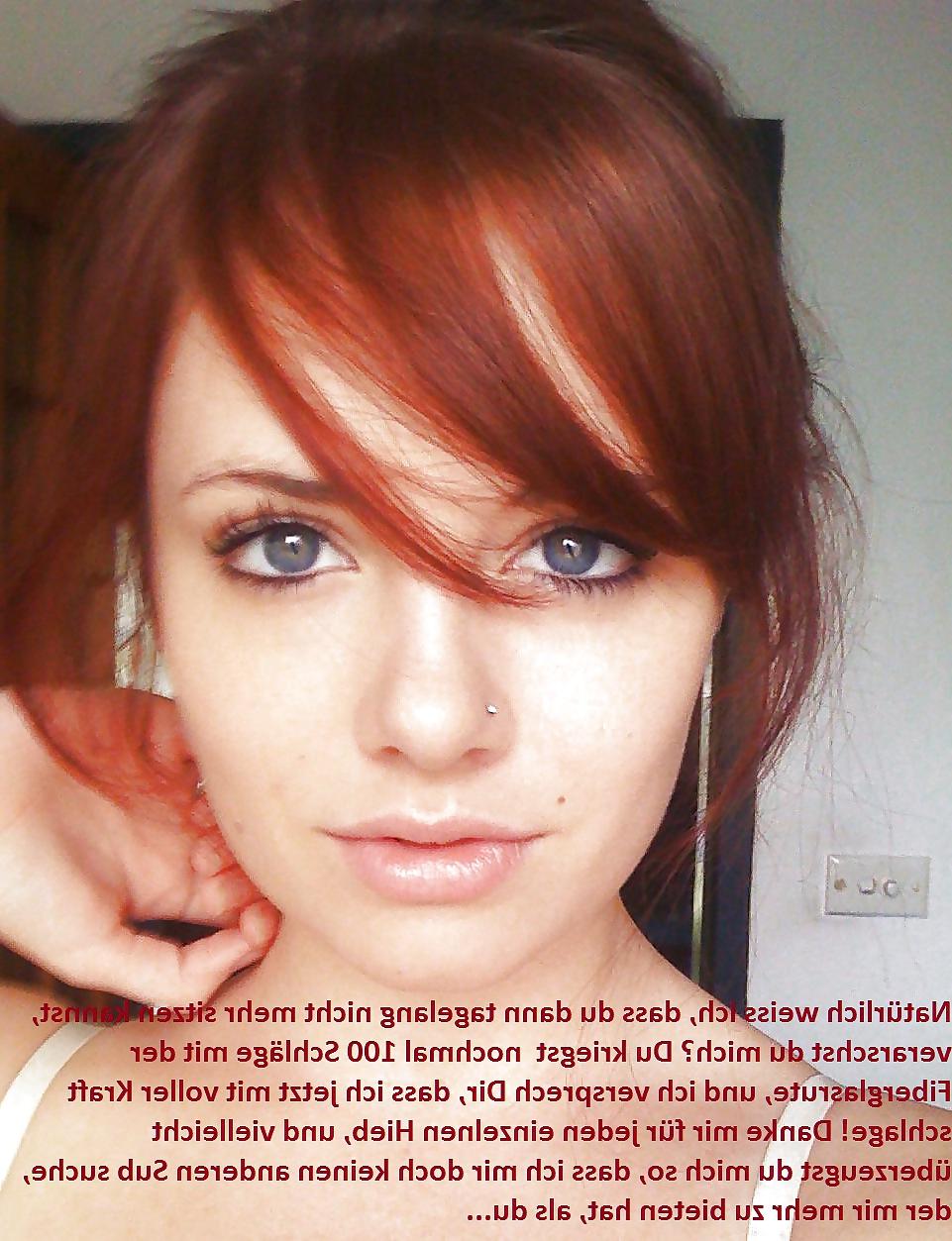 16P Femdom captions german