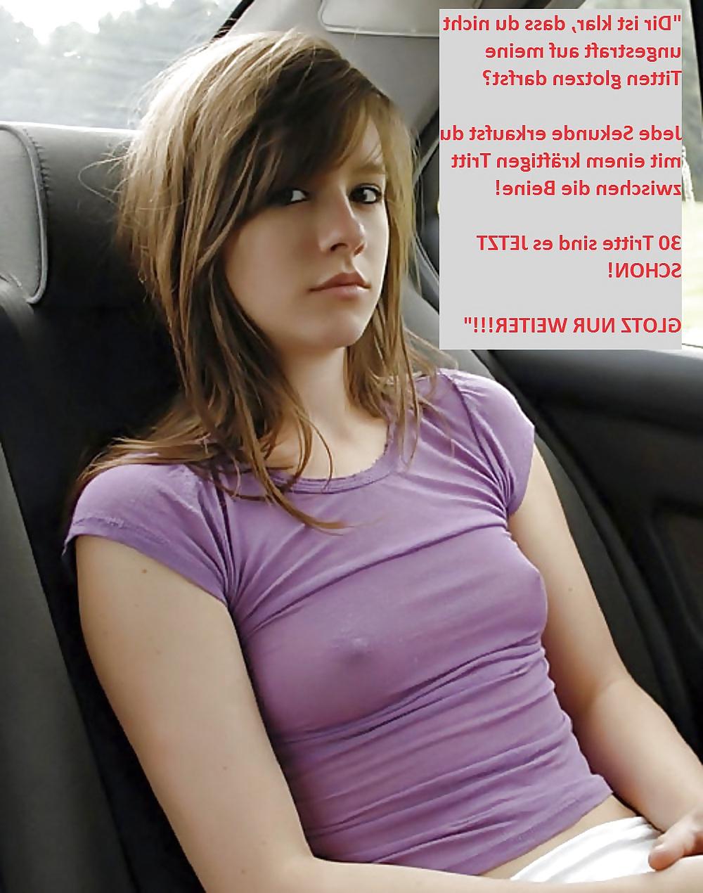 16P Femdom captions german