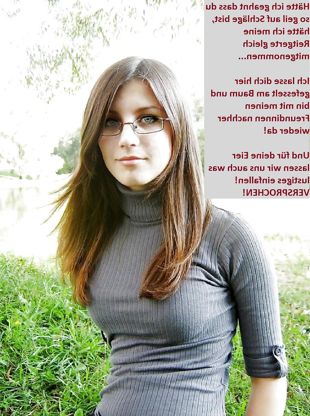 16P Femdom captions german