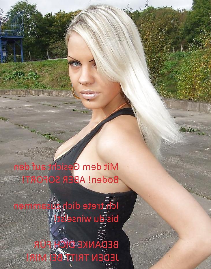 16P Femdom captions german