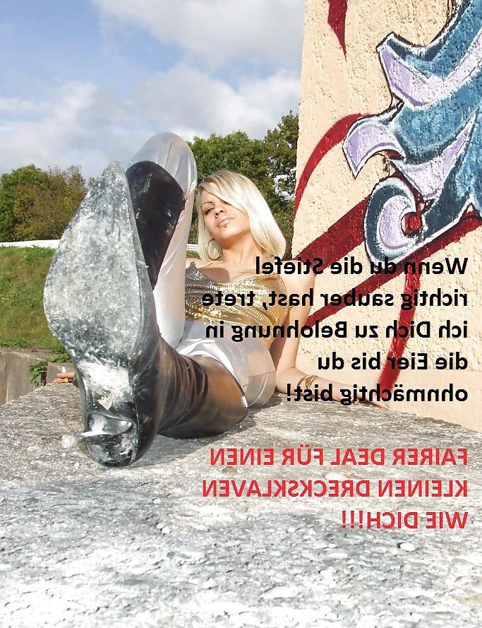 16P Femdom captions german