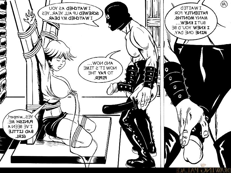 9P D-X makes terrific BDSM comics with a strong dungeon vibe