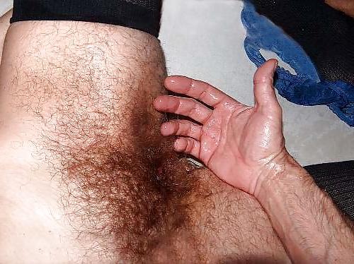 13P Very hairy mature fisted