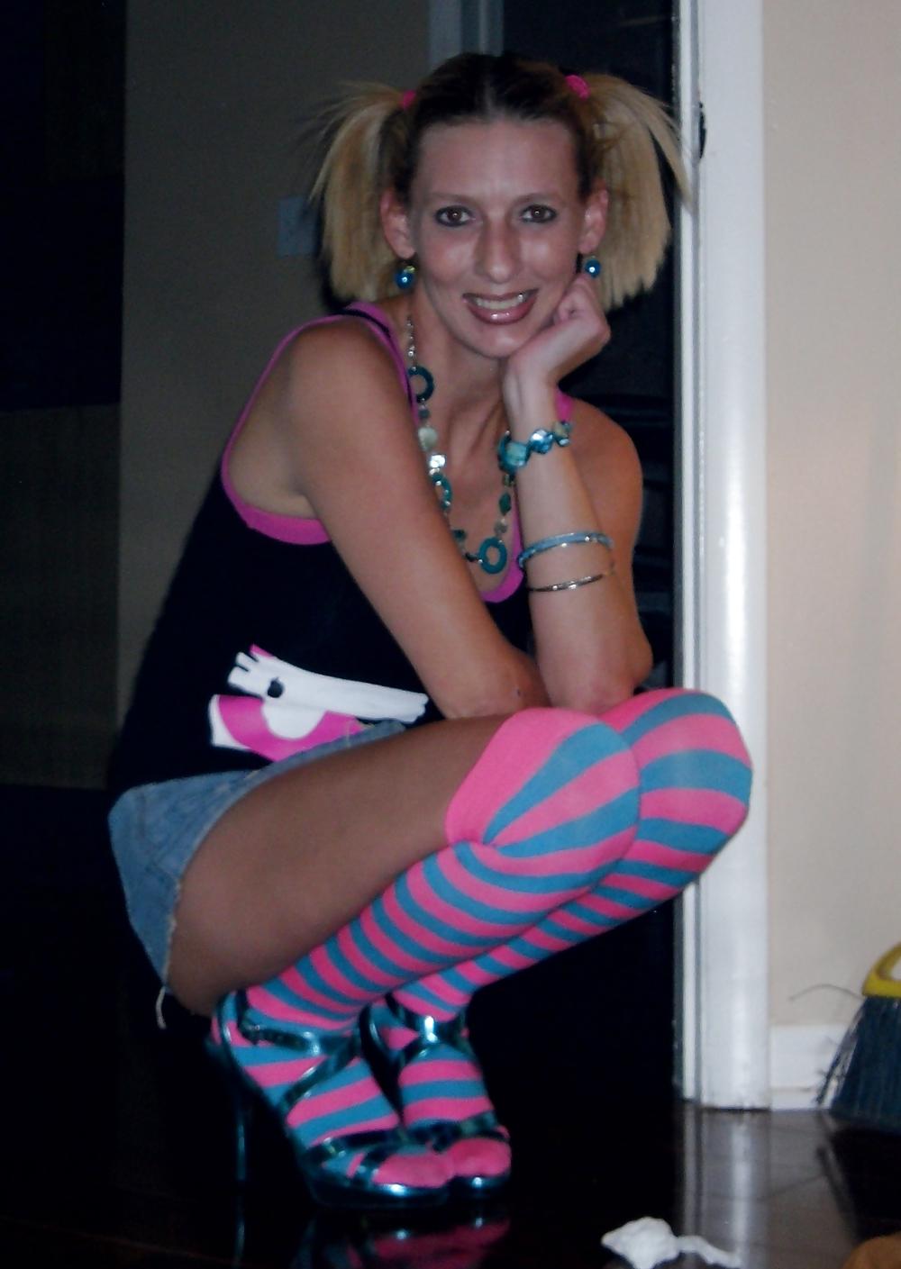 15P School Girl in PigTails