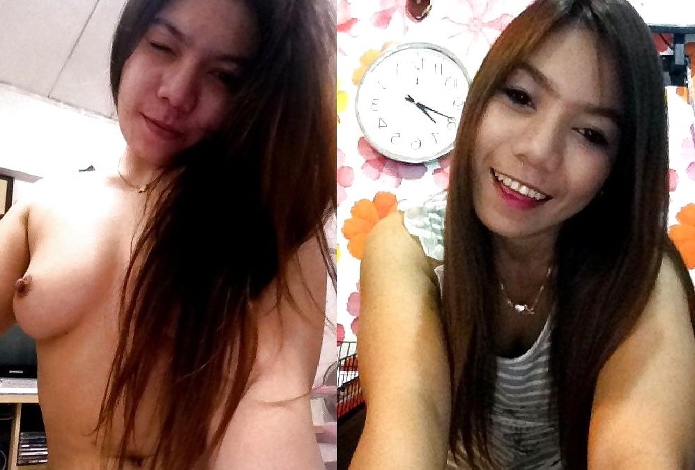 20P Dar, Thai Girl Friened  Dressed and Naked First Time
