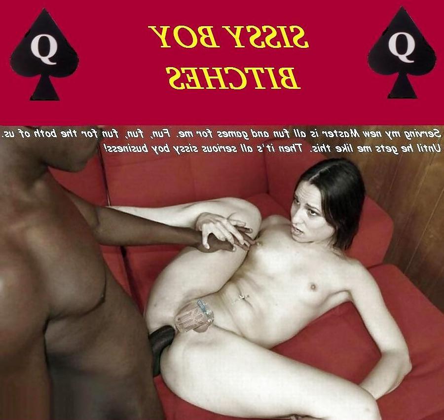 15P Interracial Captions: BBC's training their Sissys 4