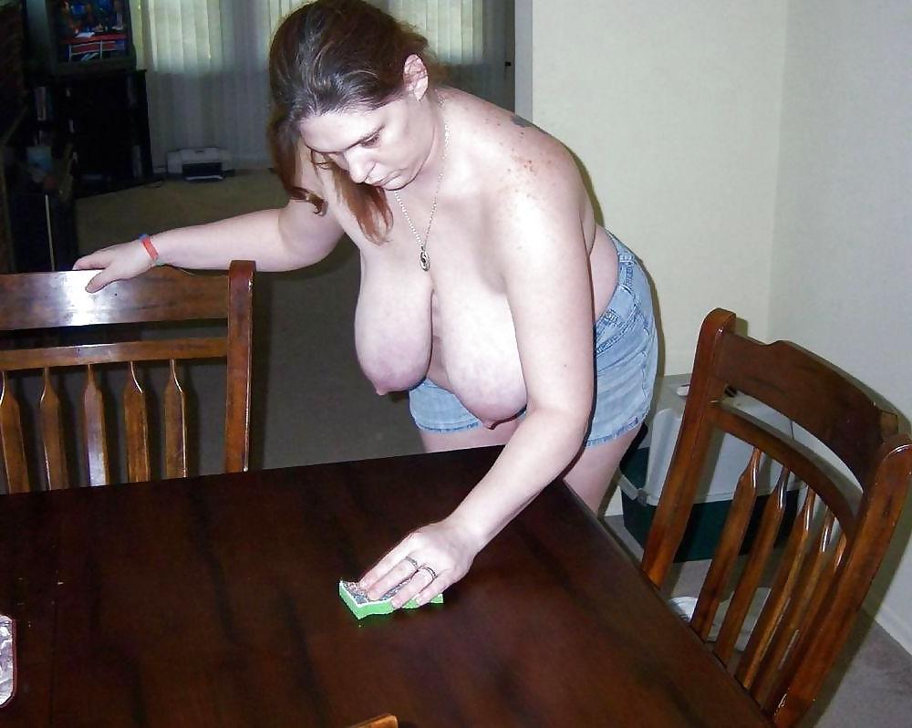 24P Saggy Brunette