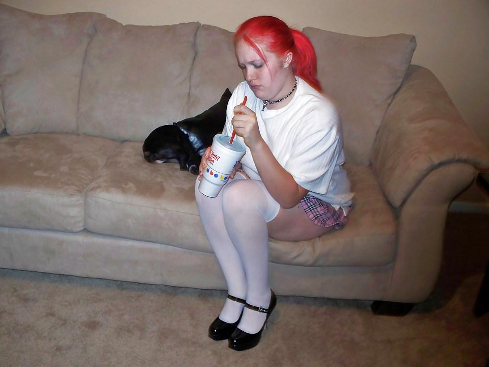 13P Ex-Wife In Sexy White Stockings