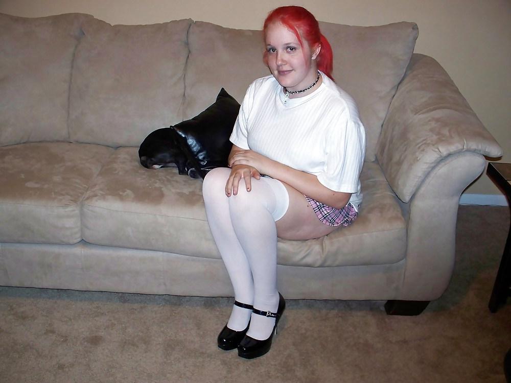13P Ex-Wife In Sexy White Stockings