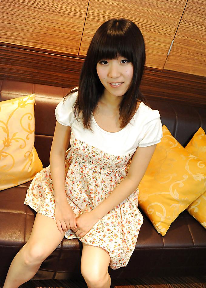 18P Japanese girl black cock creampie
