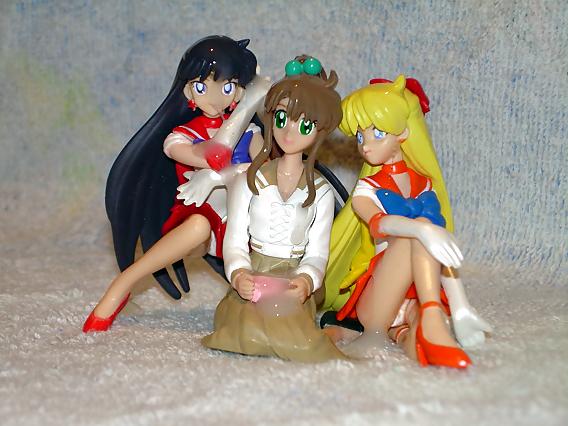 8P Yellow Towel - Sailor Scout Threesome